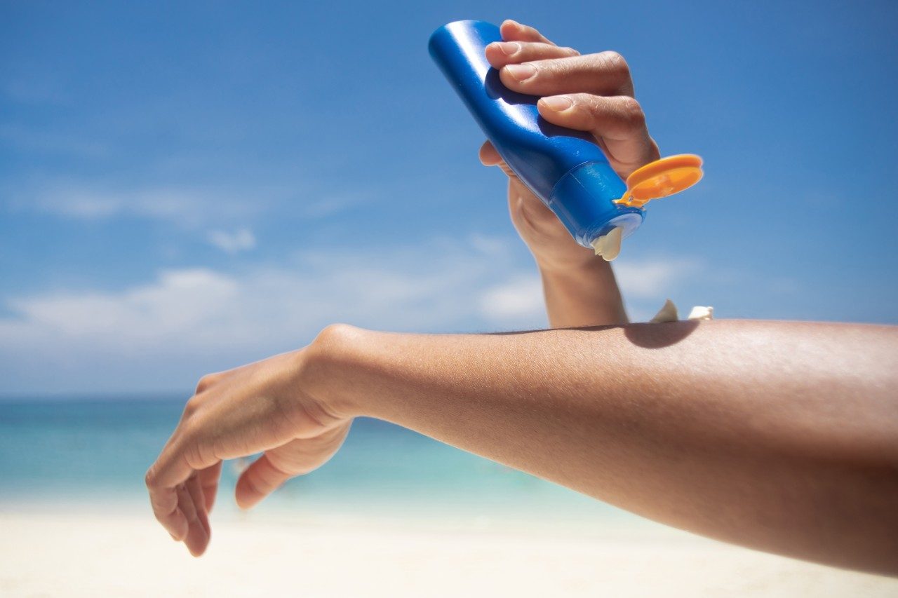 Sunscreen application