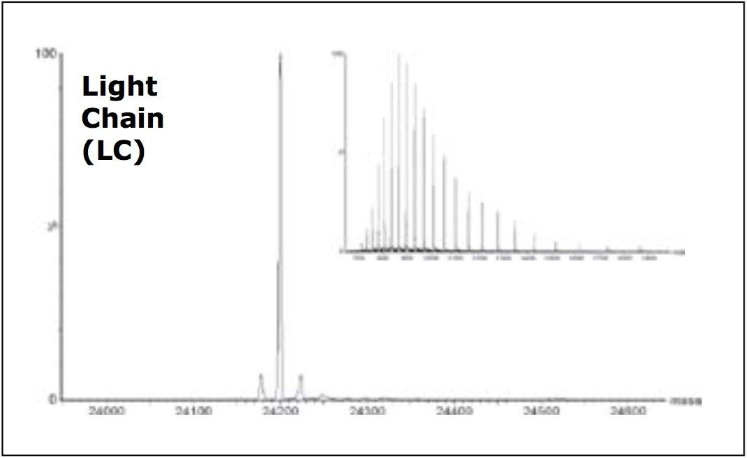 Combined ACQUITY SQD-ESI mass spectrum