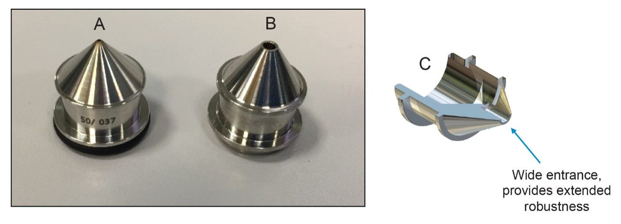 Conventional sample cone