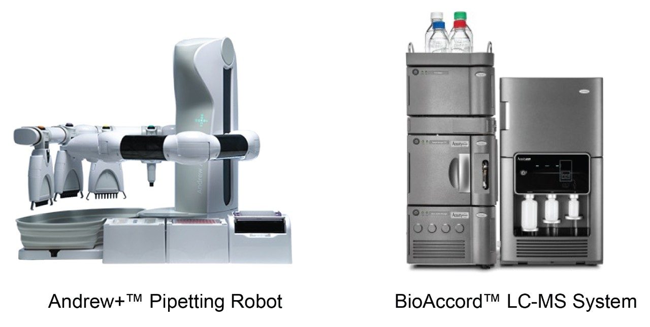  Image of Andrew+ Pipetting Robot and BioAccord LC-MS System